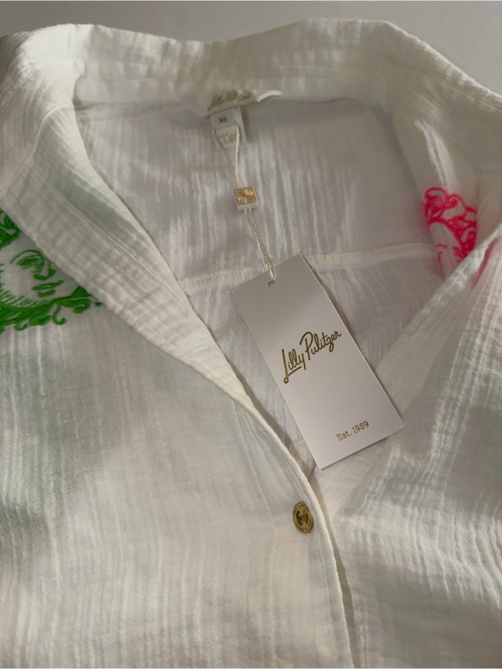 Lilly Pulitzer Kwitney Long Sleeve Cover-Up - Picture 4 of 9